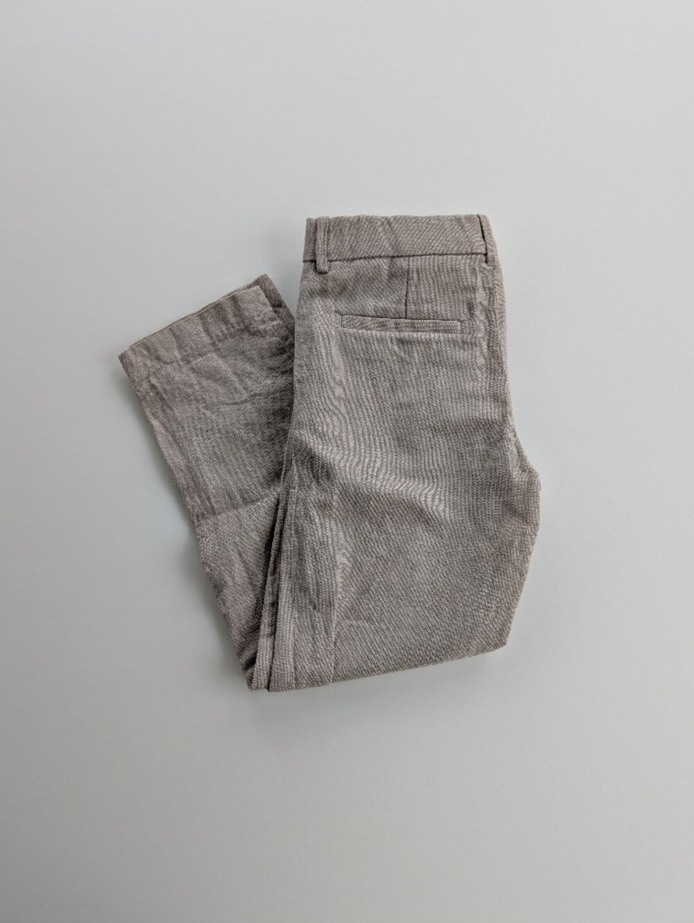 H&M Boys Dress Pants Cream Tan Size 8